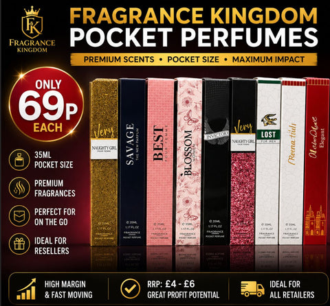 Fragrance Kingdom – Pocket Perfumes 35ml - Washington Vapes Wholesale