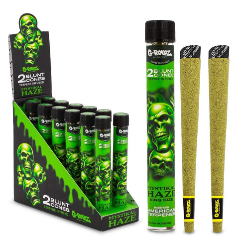 G - Rollz 2x Amsterdam Hemp Pre - Rolled Kingsize Cones - (Pack of 12) - Washington Vapes Wholesale