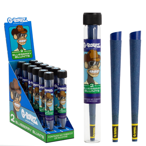 G - Rollz 2x Amsterdam Hemp Pre - Rolled Kingsize Cones - (Pack of 12) - Washington Vapes Wholesale
