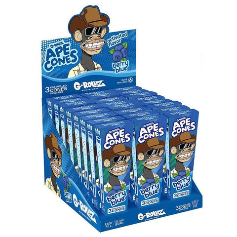 G - Rollz 3x Ape POP Flavored Cones - (Pack of 24) - Washington Vapes Wholesale