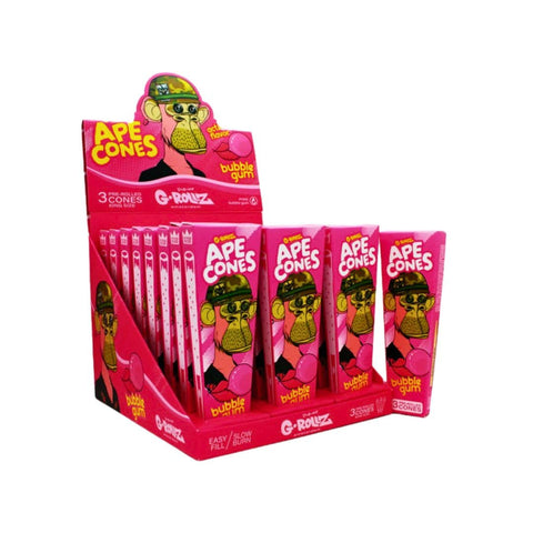 G - Rollz 3x Ape POP Flavored Cones - (Pack of 24) - Washington Vapes Wholesale