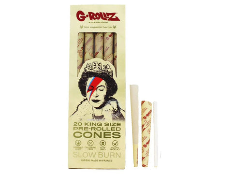G - Rollz Bio Organic Kingsize Prerolled Cones - (Pack of 20) - Washington Vapes Wholesale