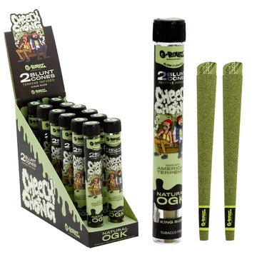 G - Rollz Cheech & Chong Pre - Rolled Kingsize Cones - (Pack of 12) - Washington Vapes Wholesale