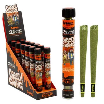 G - Rollz Cheech & Chong Pre - Rolled Kingsize Cones - (Pack of 12) - Washington Vapes Wholesale