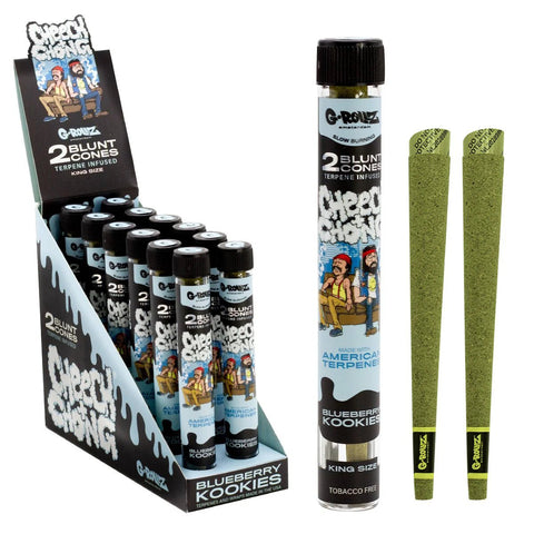 G - Rollz Cheech & Chong Pre - Rolled Kingsize Cones - (Pack of 12) - Washington Vapes Wholesale