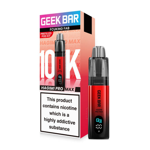 Geek Bar Hagimi 10K Rechargeable Vape Kit - (Pack of 5) - Washington Vapes Wholesale
