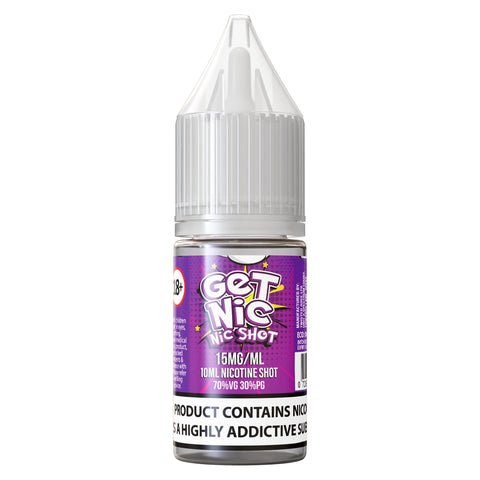 Get Nic Freebase Nicotine Shots 70/30 VG PG - (Pack of 100) - Washington Vapes Wholesale