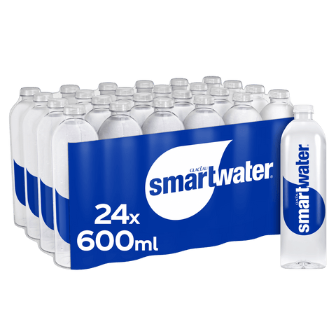 Glaceau Smartwater 600ml Water Bottles - (Pack of 24) - Washington Vapes Wholesale
