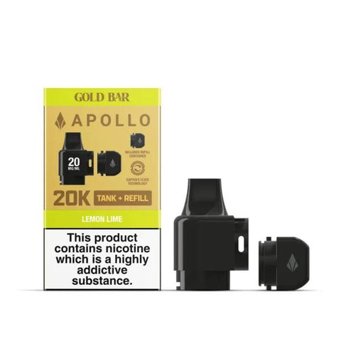 Gold Bar Apollo Tank Refill - (10 Pack) - Washington Vapes Wholesale
