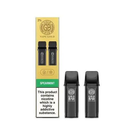 Gold Bar Reload Replacement Pods - (Box of 10) - Washington Vapes Wholesale