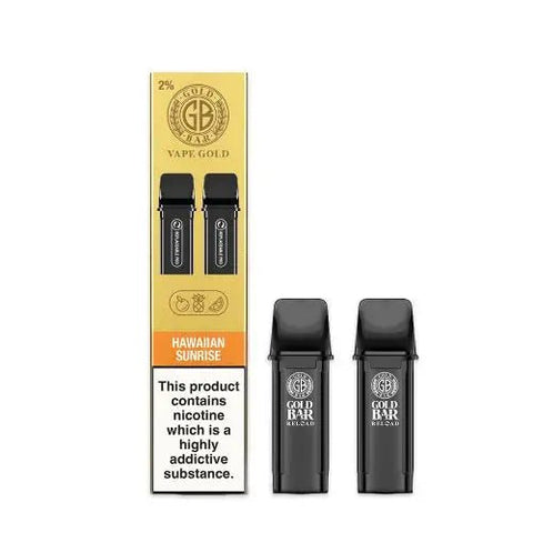 Gold Bar Reload Replacement Pods - (Box of 10) - Washington Vapes Wholesale