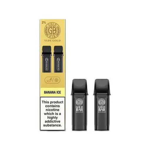 Gold Bar Reload Replacement Pods - (Box of 10) - Washington Vapes Wholesale