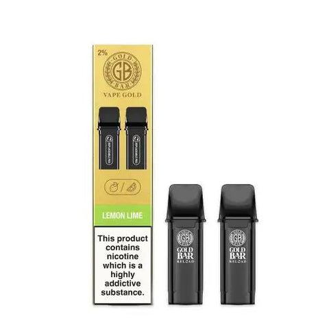 Gold Bar Reload Replacement Pods - (Box of 10) - Washington Vapes Wholesale