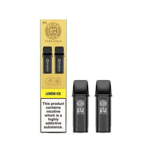 Gold Bar Reload Replacement Pods - (Box of 10) - Washington Vapes Wholesale