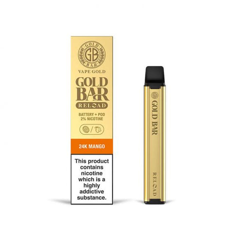 Gold Bar Reloaded Pod Kit - (Box of 10) - Washington Vapes Wholesale