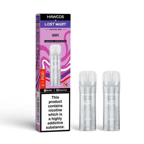 Hawcos x Lost Mary 600 Pro Replacement Pods - (Pack of 10) - Washington Vapes Wholesale