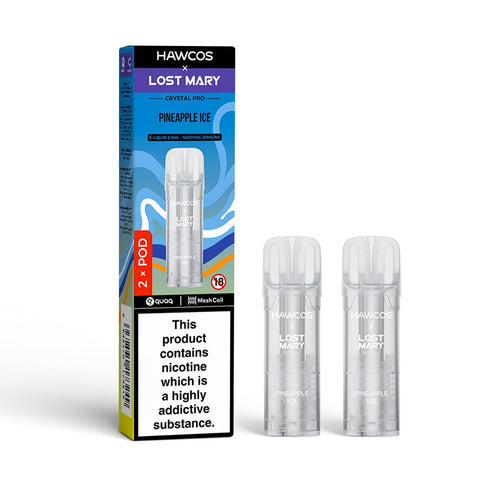Hawcos x Lost Mary 600 Pro Replacement Pods - (Pack of 10) - Washington Vapes Wholesale