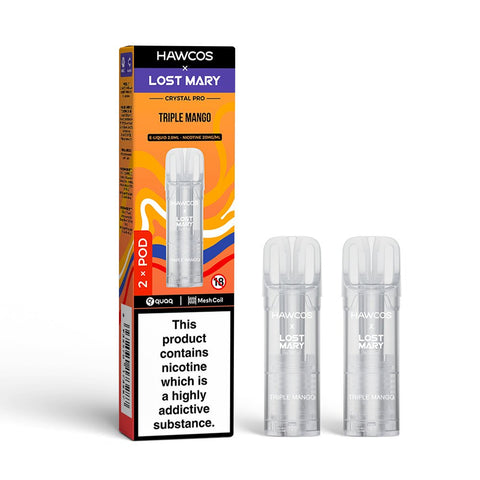 Hawcos x Lost Mary 600 Pro Replacement Pods - (Pack of 10) - Washington Vapes Wholesale