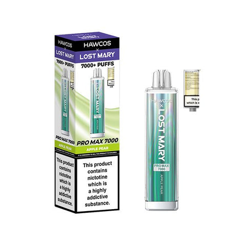 HAWCOS x Lost Mary Pro Max 7000 Disposable Vape Kit - (Pack of 5) - Washington Vapes Wholesale