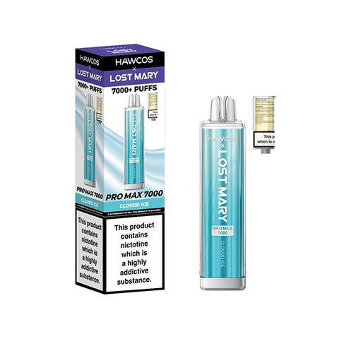 HAWCOS x Lost Mary Pro Max 7000 Disposable Vape Kit - (Pack of 5) - Washington Vapes Wholesale