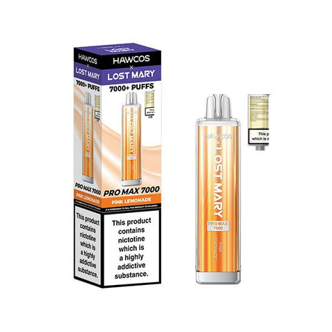 HAWCOS x Lost Mary Pro Max 7000 Disposable Vape Kit - (Pack of 5) - Washington Vapes Wholesale