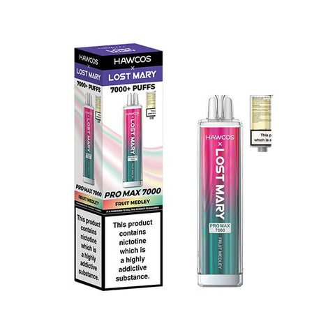 HAWCOS x Lost Mary Pro Max 7000 Disposable Vape Kit - (Pack of 5) - Washington Vapes Wholesale