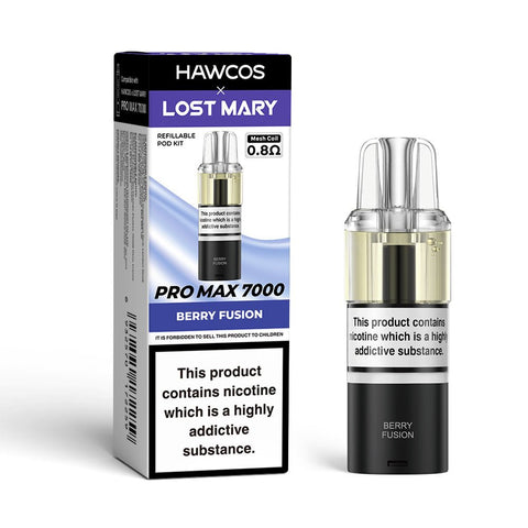 Hawcos x Lost Mary Pro Max 7000 Refillable Pod - (Pack of 5) - Washington Vapes Wholesale
