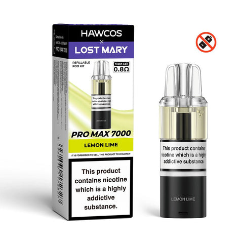 Hawcos x Lost Mary Pro Max 7000 Refillable Pod - (Pack of 5) - Washington Vapes Wholesale