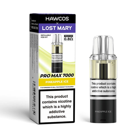 Hawcos x Lost Mary Pro Max 7000 Refillable Pod - (Pack of 5) - Washington Vapes Wholesale