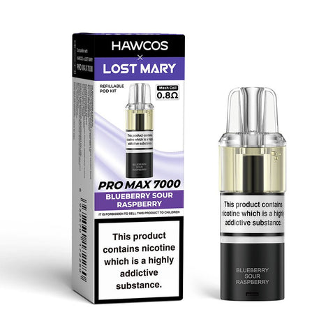 Hawcos x Lost Mary Pro Max 7000 Refillable Pod - (Pack of 5) - Washington Vapes Wholesale