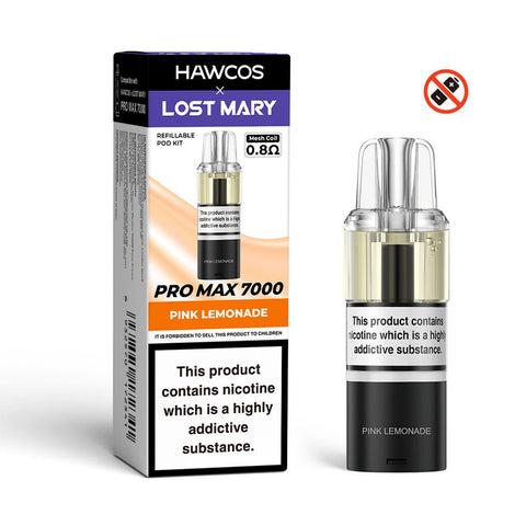 Hawcos x Lost Mary Pro Max 7000 Refillable Pod - (Pack of 5) - Washington Vapes Wholesale