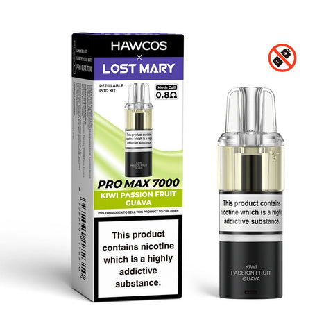 Hawcos x Lost Mary Pro Max 7000 Refillable Pod - (Pack of 5) - Washington Vapes Wholesale