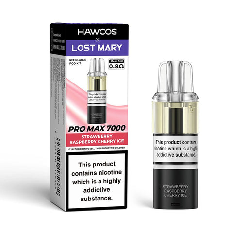 Hawcos x Lost Mary Pro Max 7000 Refillable Pod - (Pack of 5) - Washington Vapes Wholesale