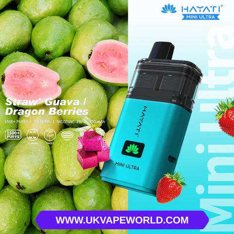 Hayati Mini Ultra 1500 Disposable - (Pack of 5) - Washington Vapes Wholesale