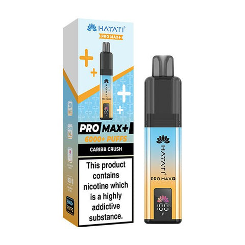 Hayati Pro Max + 6000 Puffs - (Pack of 5) - Washington Vapes Wholesale