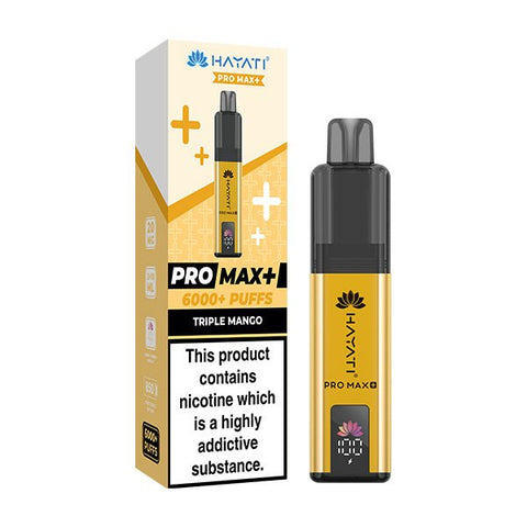 Hayati Pro Max + 6000 Puffs - (Pack of 5) - Washington Vapes Wholesale