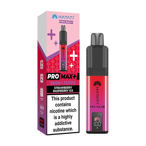 Hayati Pro Max + 6000 Puffs - (Pack of 5) - Washington Vapes Wholesale