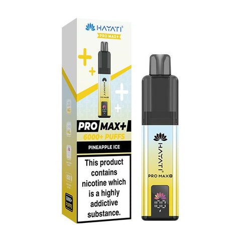 Hayati Pro Max + 6000 Puffs - (Pack of 5) - Washington Vapes Wholesale