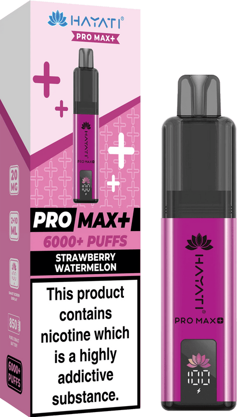 Hayati Pro Max Plus Kit 6000 Puffs - (Pack of 5) - Washington Vapes Wholesale