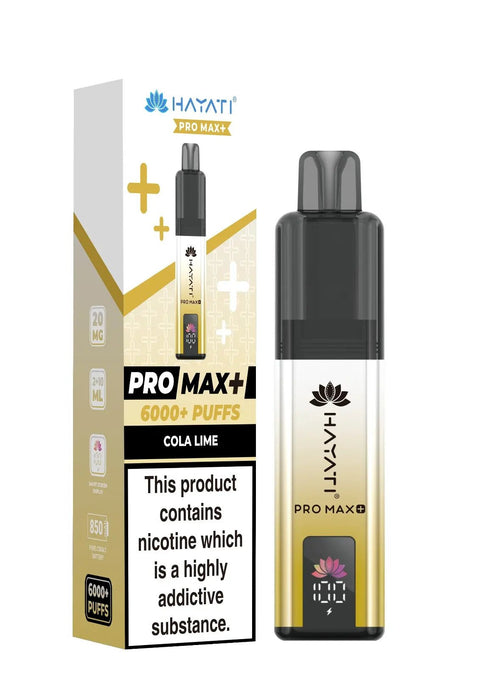 Hayati Pro Max Plus Kit 6000 Puffs - (Pack of 5) - Washington Vapes Wholesale