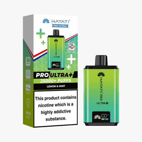 Hayati Pro Ultra Plus Rechargeable Vape Kit - (Pack of 5) - Washington Vapes Wholesale