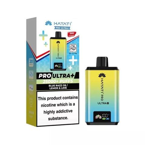 Hayati Pro Ultra Plus Rechargeable Vape Kit - (Pack of 5) - Washington Vapes Wholesale