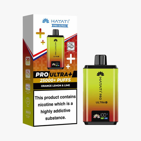 Hayati Pro Ultra Plus Rechargeable Vape Kit - (Pack of 5) - Washington Vapes Wholesale