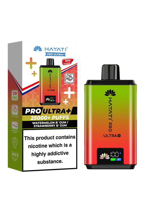 Hayati Pro Ultra+ Rechargeable Vape Kit - (Pack of 5) - Washington Vapes Wholesale