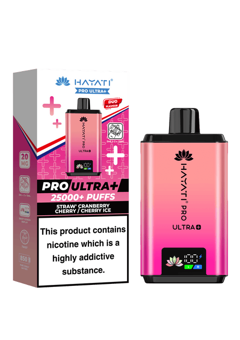 Hayati Pro Ultra+ Rechargeable Vape Kit - (Pack of 5) - Washington Vapes Wholesale