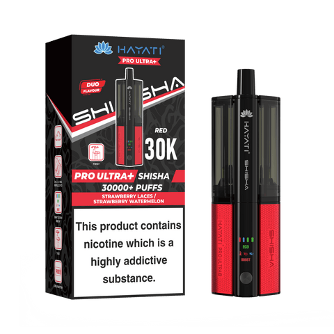 Hayati Pro Ultra+30K Shisha Rechargeable Vape Kit - (Pack of 5) - Washington Vapes Wholesale