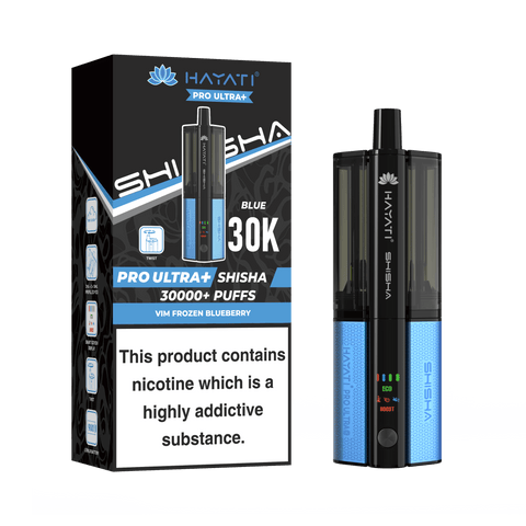 Hayati Pro Ultra+30K Shisha Rechargeable Vape Kit - (Pack of 5) - Washington Vapes Wholesale