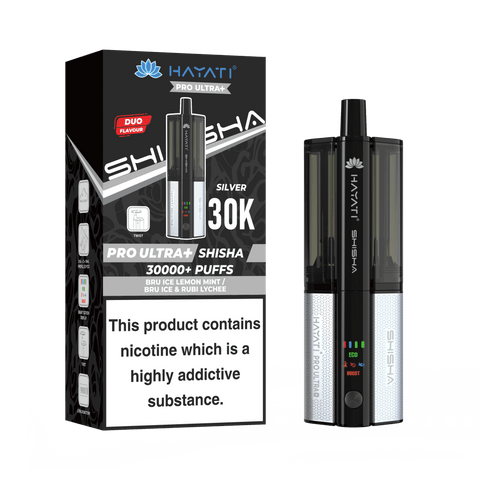 Hayati Pro Ultra+30K Shisha Rechargeable Vape Kit - (Pack of 5) - Washington Vapes Wholesale