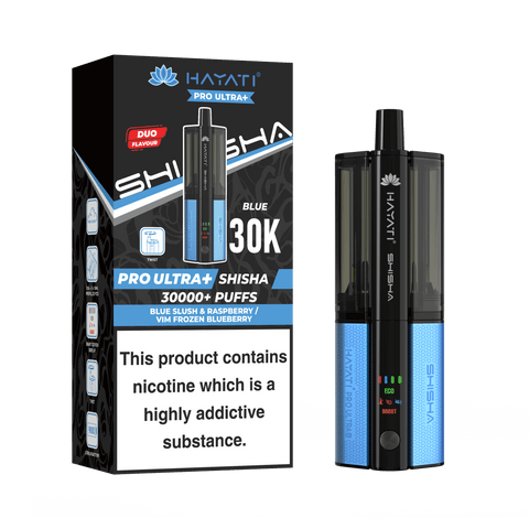 Hayati Pro Ultra+30K Shisha Rechargeable Vape Kit - (Pack of 5) - Washington Vapes Wholesale