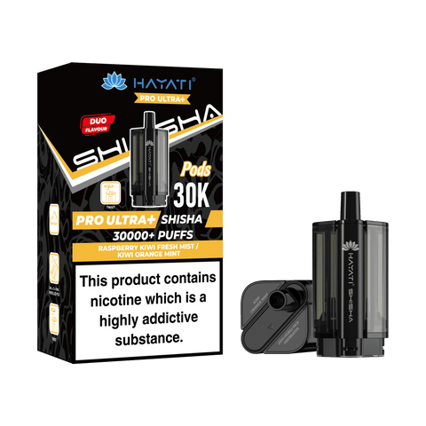 Hayati Pro Ultra+30K Shisha Replacement Pods - (Pack of 5) - Washington Vapes Wholesale